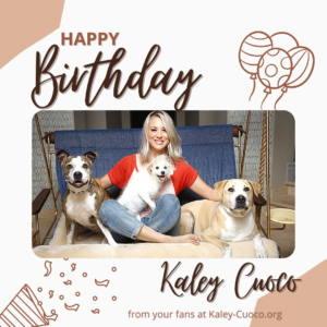 Happy 36th Birthday, Kaley Cuoco!